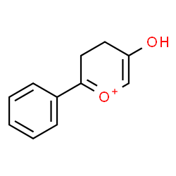 ChemSpider 2D Image | 6-phenyl-4,5-dihydropyran-1-ium-3-ol | C11H11O2