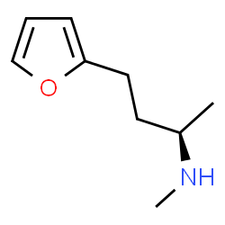 ChemSpider 2D Image | (2R)-4-(2-Furyl)-N-methyl-2-butanamine | C9H15NO