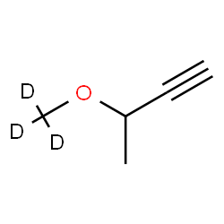 ChemSpider 2D Image | 3-[(~2~H_3_)Methyloxy]-1-butyne | C5H5D3O
