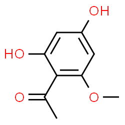 ChemSpider 2D Image | 2,4-Dihydroxy-6-methoxyacetophenone | C9H10O4