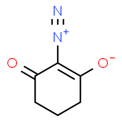 ChemSpider 2D Image | 2-Diazonio-3-oxo-1-cyclohexen-1-olate | C6H6N2O2