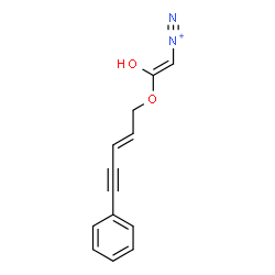 ChemSpider 2D Image | (E)-2-Hydroxy-2-{[(2E)-5-phenyl-2-penten-4-yn-1-yl]oxy}ethenediazonium | C13H11N2O2