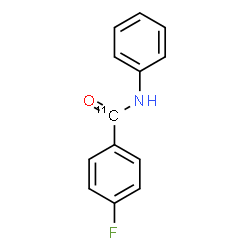ChemSpider 2D Image | 4-Fluoro-N-phenyl(carbonyl-~11~C)benzamide | C1211CH10FNO