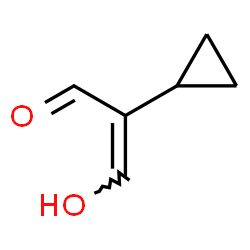 ChemSpider 2D Image | (2Z)-2-Cyclopropyl-3-hydroxyacrylaldehyde | C6H8O2