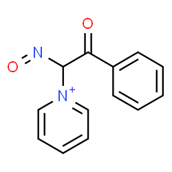ChemSpider 2D Image | 1-(1-Nitroso-2-oxo-2-phenylethyl)pyridinium | C13H11N2O2