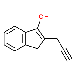 ChemSpider 2D Image | 2-(2-Propyn-1-yl)-1H-inden-3-ol | C12H10O
