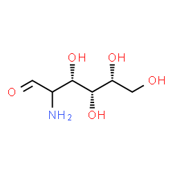 ChemSpider 2D Image | (2xi)-2-Amino-2-deoxy-D-xylo-hexose | C6H13NO5