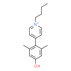 ChemSpider 2D Image | 1-Butyl-4-(4-hydroxy-2,6-dimethylphenyl)pyridinium | C17H22NO