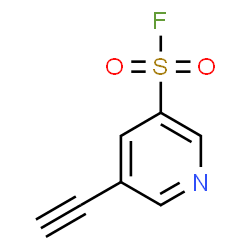 ChemSpider 2D Image | 5-Ethynyl-3-pyridinesulfonyl fluoride | C7H4FNO2S