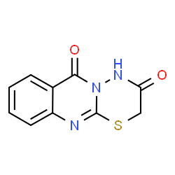 ChemSpider 2D Image | 2H,6H-[1,3,4]Thiadiazino[2,3-b]quinazoline-3,6(4H)-dione | C10H7N3O2S