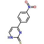 InChI=1/C10H7N3O2S/c14-13(15)8-3-1-7(2-4-8)9-5-6-11-10(16)12-9/h1-6H,(H,11,12,16)