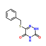 InChI=1/C10H9N3O2S/c14-8-9(12-13-10(15)11-8)16-6-7-4-2-1-3-5-7/h1-5H,6H2,(H2,11,13,14,15)