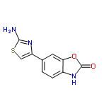 InChI=1/C10H7N3O2S/c11-9-12-7(4-16-9)5-1-2-6-8(3-5)15-10(14)13-6/h1-4H,(H2,11,12)(H,13,14)