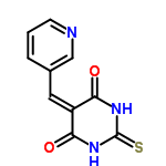 InChI=1/C10H7N3O2S/c14-8-7(9(15)13-10(16)12-8)4-6-2-1-3-11-5-6/h1-5H,(H2,12,13,14,15,16)