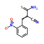 InChI=1/C10H7N3O2S/c11-6-8(10(12)16)5-7-3-1-2-4-9(7)13(14)15/h1-5H,(H2,12,16)