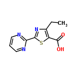 InChI=1/C10H9N3O2S/c1-2-6-7(10(14)15)16-9(13-6)8-11-4-3-5-12-8/h3-5H,2H2,1H3,(H,14,15)