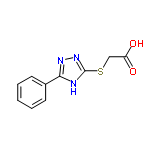 InChI=1/C10H9N3O2S/c14-8(15)6-16-10-11-9(12-13-10)7-4-2-1-3-5-7/h1-5H,6H2,(H,14,15)(H,11,12,13)