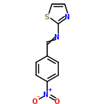 InChI=1/C10H7N3O2S/c14-13(15)9-3-1-8(2-4-9)7-12-10-11-5-6-16-10/h1-7H