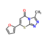 InChI=1/C10H7N3O2S/c1-6-11-12-10-13(6)9(14)5-8(16-10)7-3-2-4-15-7/h2-5H,1H3