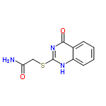 InChI=1/C10H9N3O2S/c11-8(14)5-16-10-12-7-4-2-1-3-6(7)9(15)13-10/h1-4H,5H2,(H2,11,14)(H,12,13,15)