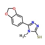 InChI=1/C10H9N3O2S/c1-13-9(11-12-10(13)16)6-2-3-7-8(4-6)15-5-14-7/h2-4H,5H2,1H3,(H,12,16)