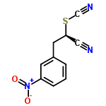 InChI=1/C10H7N3O2S/c11-6-10(16-7-12)5-8-2-1-3-9(4-8)13(14)15/h1-4,10H,5H2/t10-/m1/s1