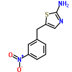 InChI=1/C10H9N3O2S/c11-10-12-6-9(16-10)5-7-2-1-3-8(4-7)13(14)15/h1-4,6H,5H2,(H2,11,12)