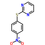 InChI=1/C10H7N3O2S/c14-13(15)8-2-4-9(5-3-8)16-10-11-6-1-7-12-10/h1-7H